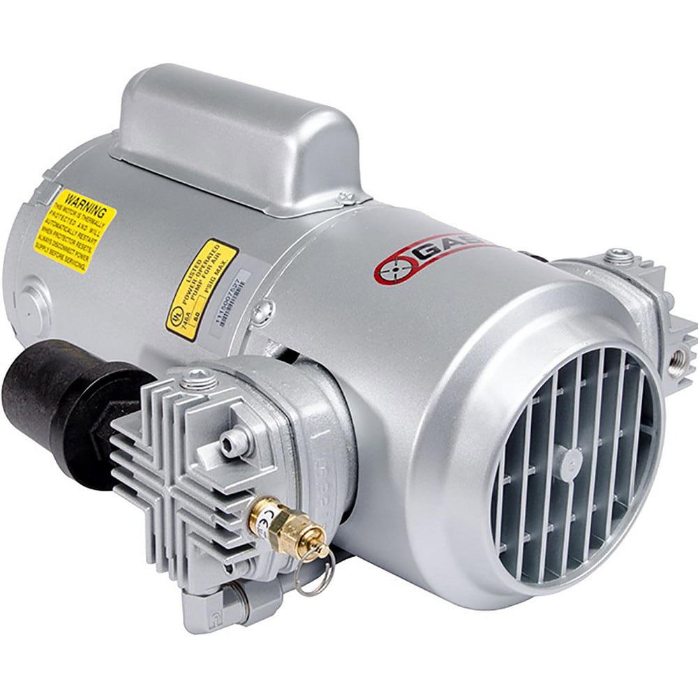 Piston-Type Vacuum Pumps; Compressor Type: Compressor Pump ; Horsepower: 1 ; Cubic Feet Per Minute: 5.35 ; Voltage: 115/230V AC ; Frequency: 50/60HZ ; Port Size: 1/4 NPT
