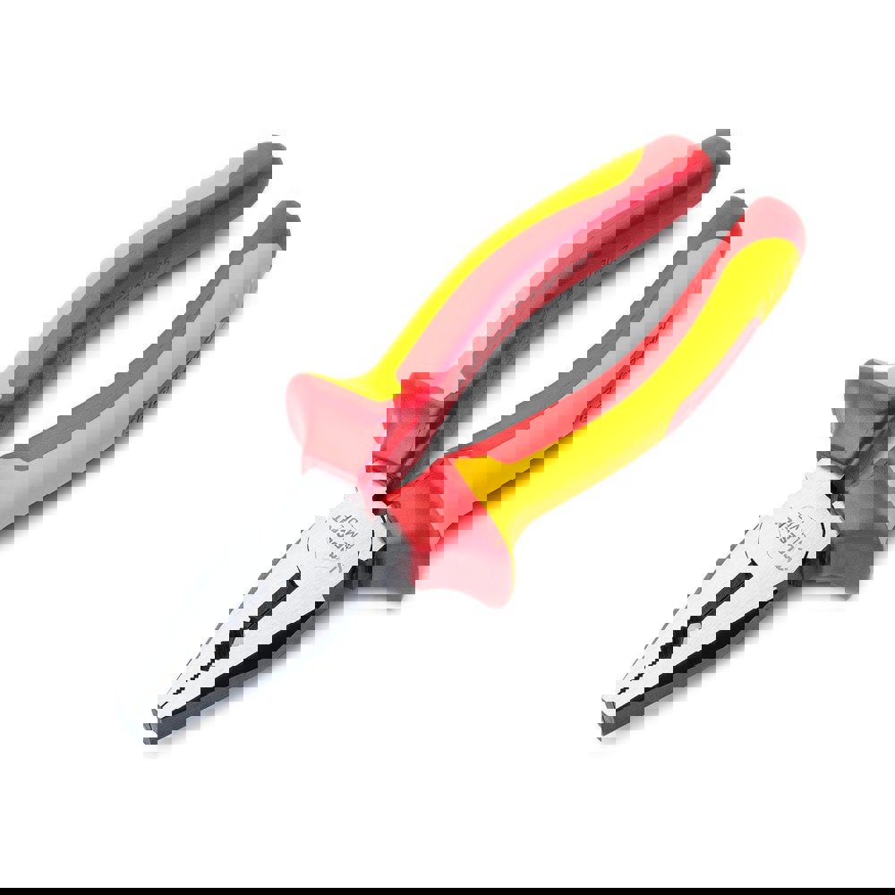 Pliers; Jaw Texture: Serrated ; Jaw Length: 1.40in ; Jaw Length (Decimal Inch): 1.4000 ; Jaw Width: 0.40in ; Jaw Width (Decimal Inch): 0.4000 ; Overall Length (Inch): 6