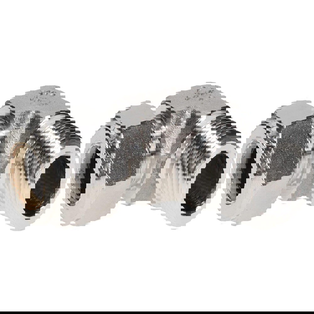 Compression Tube Male Elbow: 3/8-18