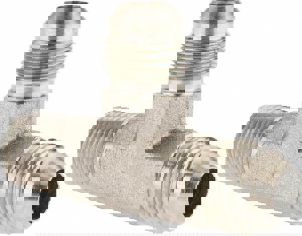 Steel Flared Tube Male Run Tee: 3/8