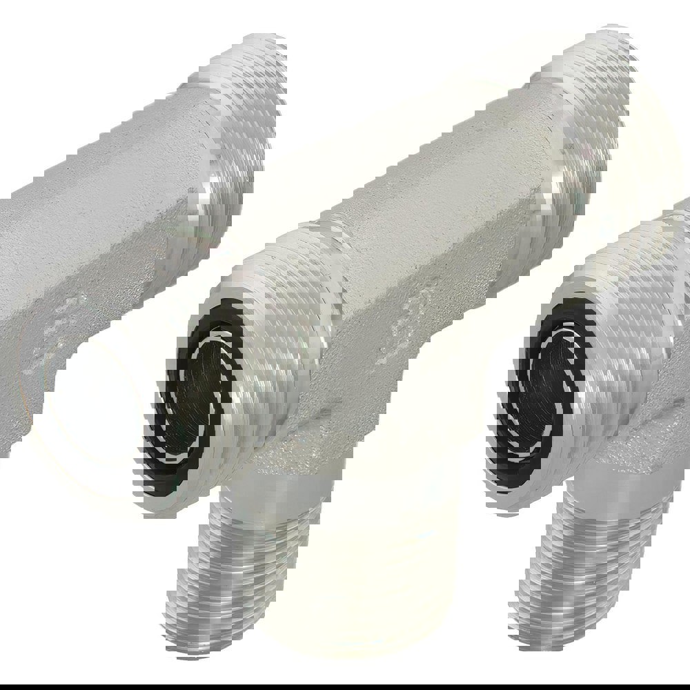 Compression Tube Male Branch Tee: 1/4-18, 3/8