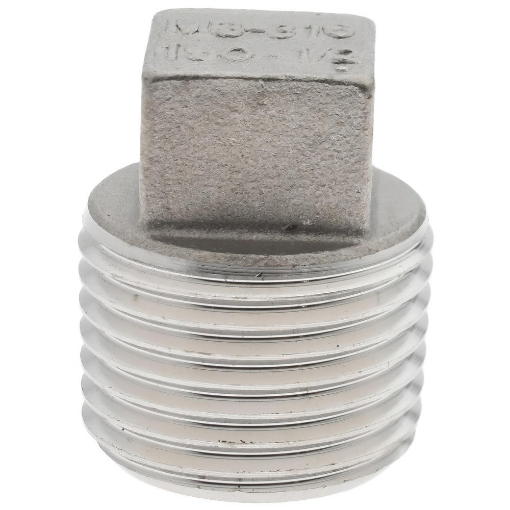 Pipe Square Head Plug: 1/2