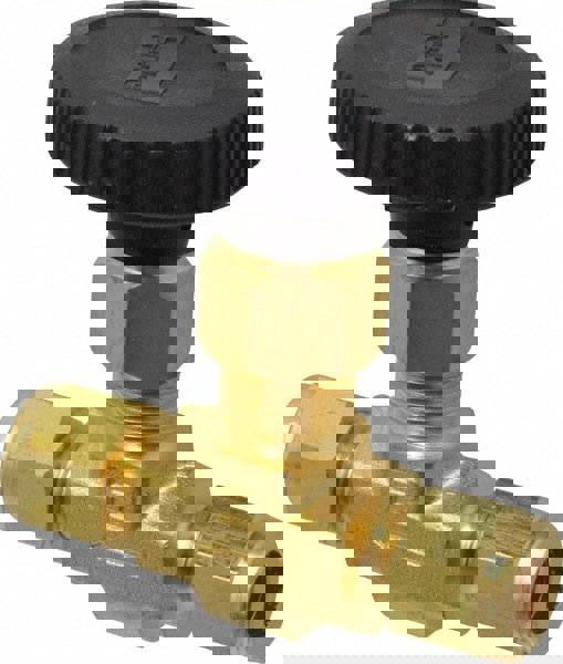 Needle Valve: Straight, 3/8
