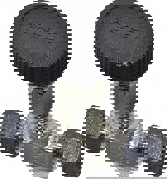 Needle Valve: Round Handle, Straight, 3/8