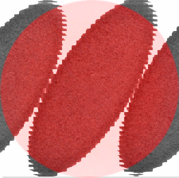Red Buffer Pad 5100, Red, 355 mm x 82 mm, 14 in