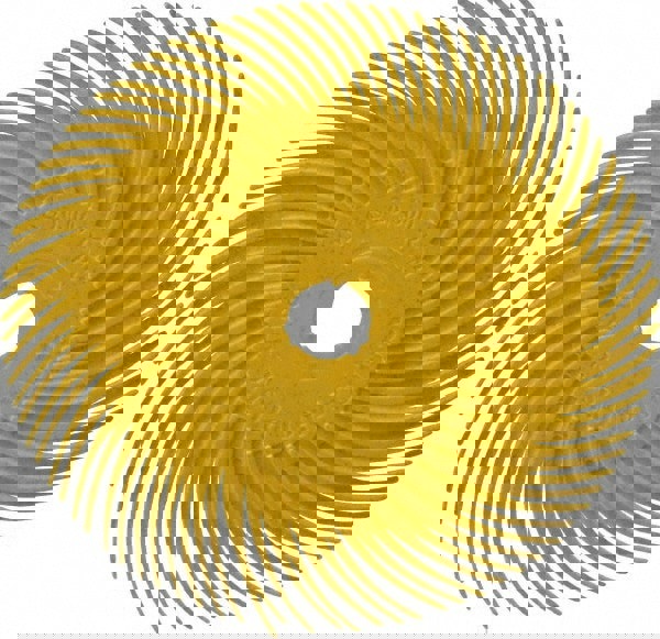 Radial Bristle Brush: Plain Arbor Connection