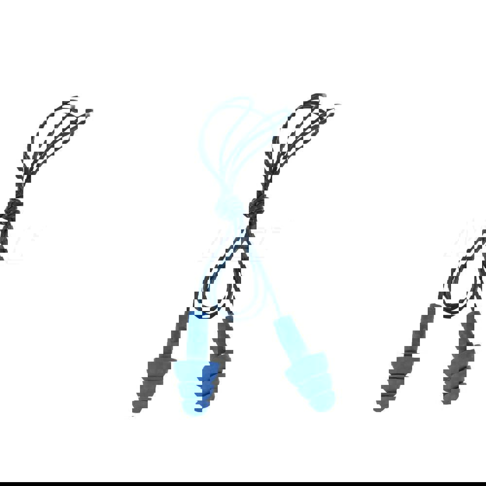 Earplug: 25dB, Foam, Flanged, Push-In Stem, Corded