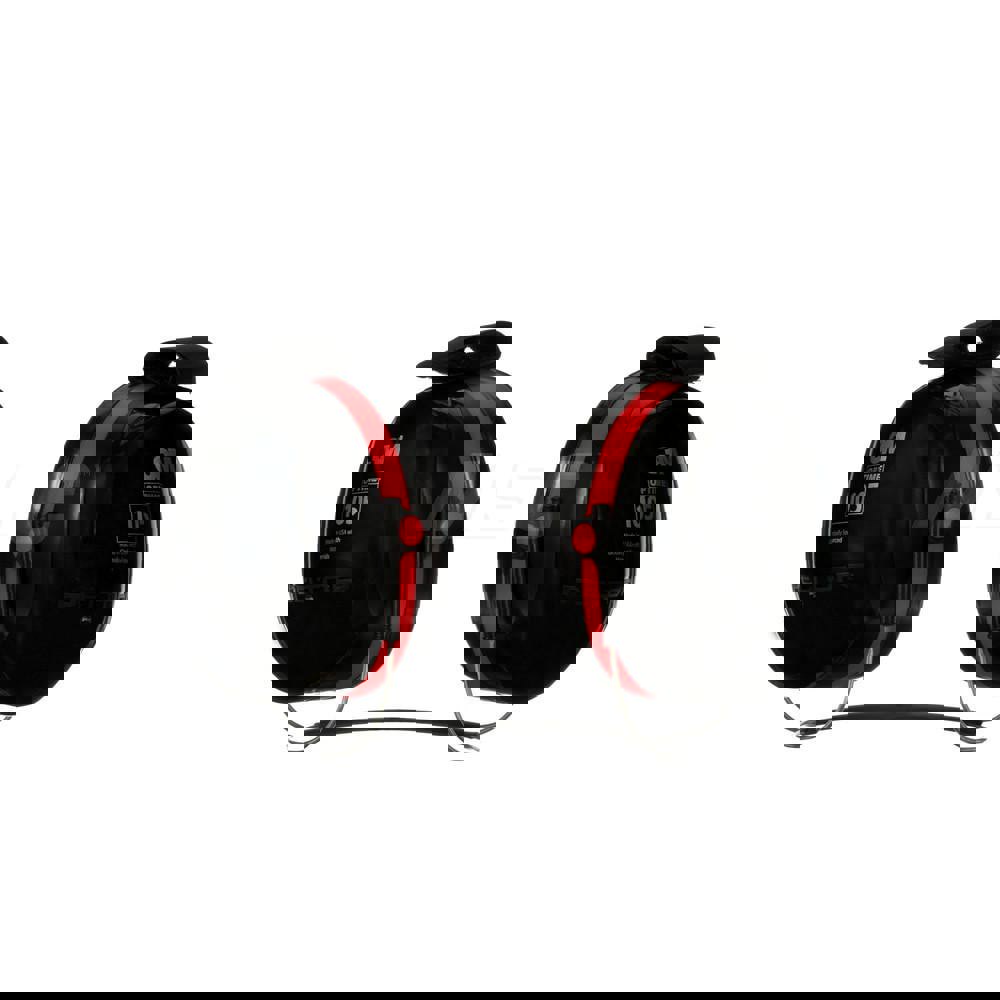 E-A-R Peltor OPTIME 105 Behind-The-Head Earmuffs, 29 dB NRR, Red/Black