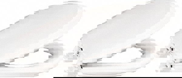 16-1/4 Inch Long, 1-3/4 Inch Inside Width, Polypropylene and Wood Plastic Composite, Regular, Closed Front with Cover, Toilet Seat