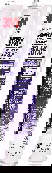 Hybrid Adhesive Sealant: 12.8 oz Cartridge, White, Polyether