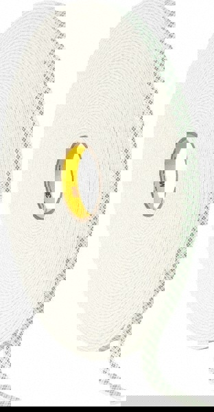 Off-White Double-Sided Urethane Foam Tape: 3/4