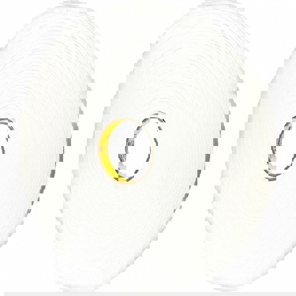 White Double-Sided Acrylic Foam Tape: 3/4