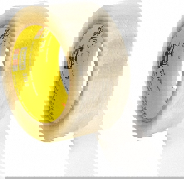 Packing Tape: Clear, Rubber Adhesive