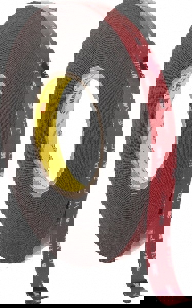 Black Double-Sided Acrylic Foam Tape: 3/4