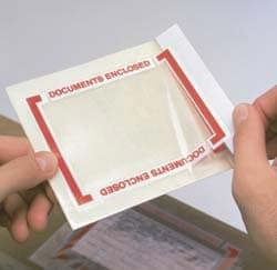 Packing Slip Pouch Tape Pad: Documents Enclosed, 25 Pc