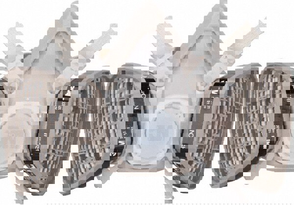 Half Facepiece Respirator with Cartridge: Small, Thermoplastic Elastomer, Permanently Attached