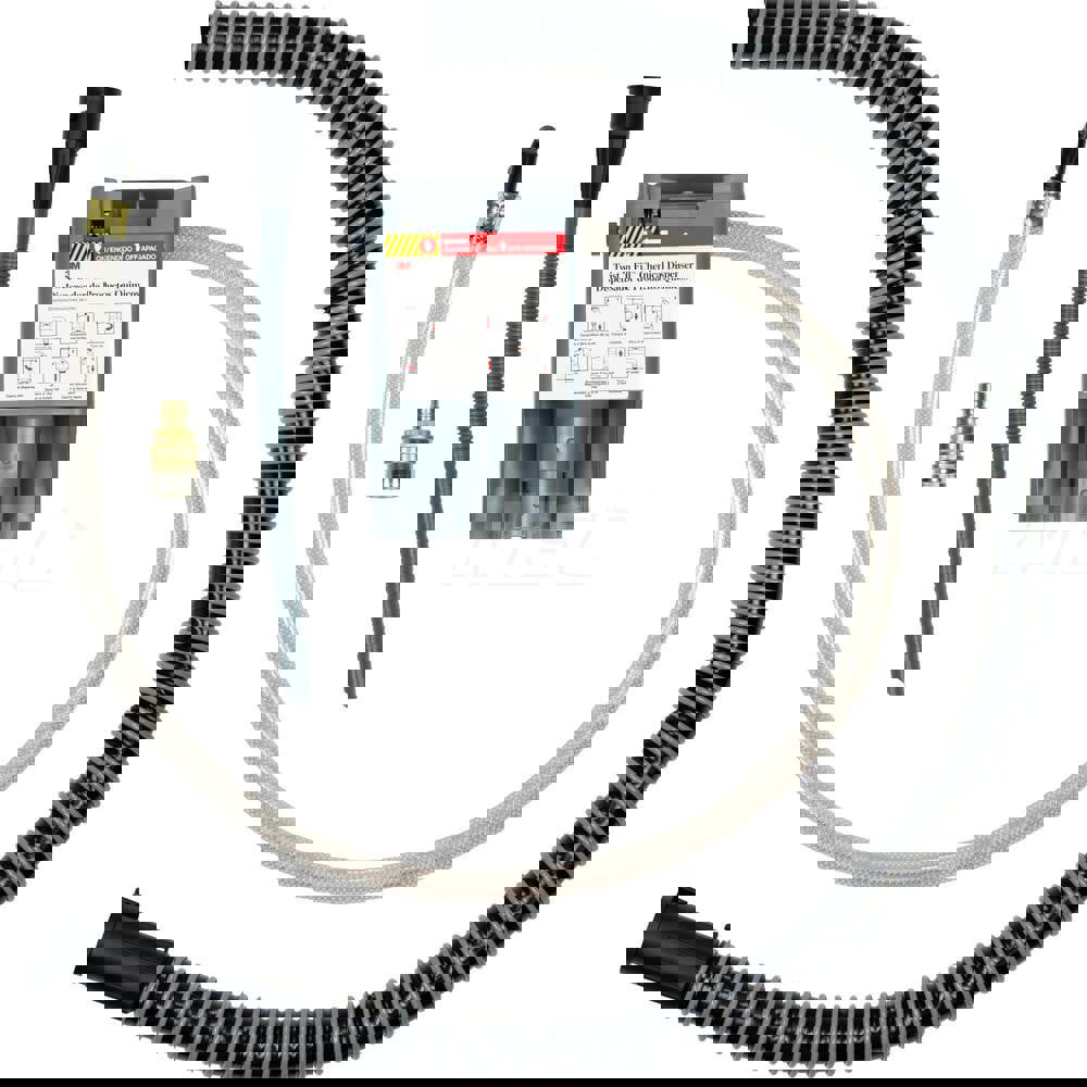 Twist 'N Fill System Dispenser, Gray Cap, with Pressure-Relief Fitting