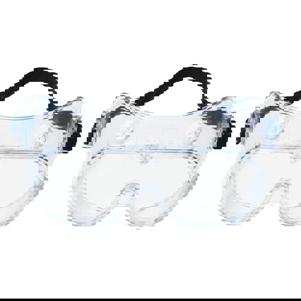 Safety Goggles: Chemical Splash, Uncoated, Clear Polycarbonate Lenses