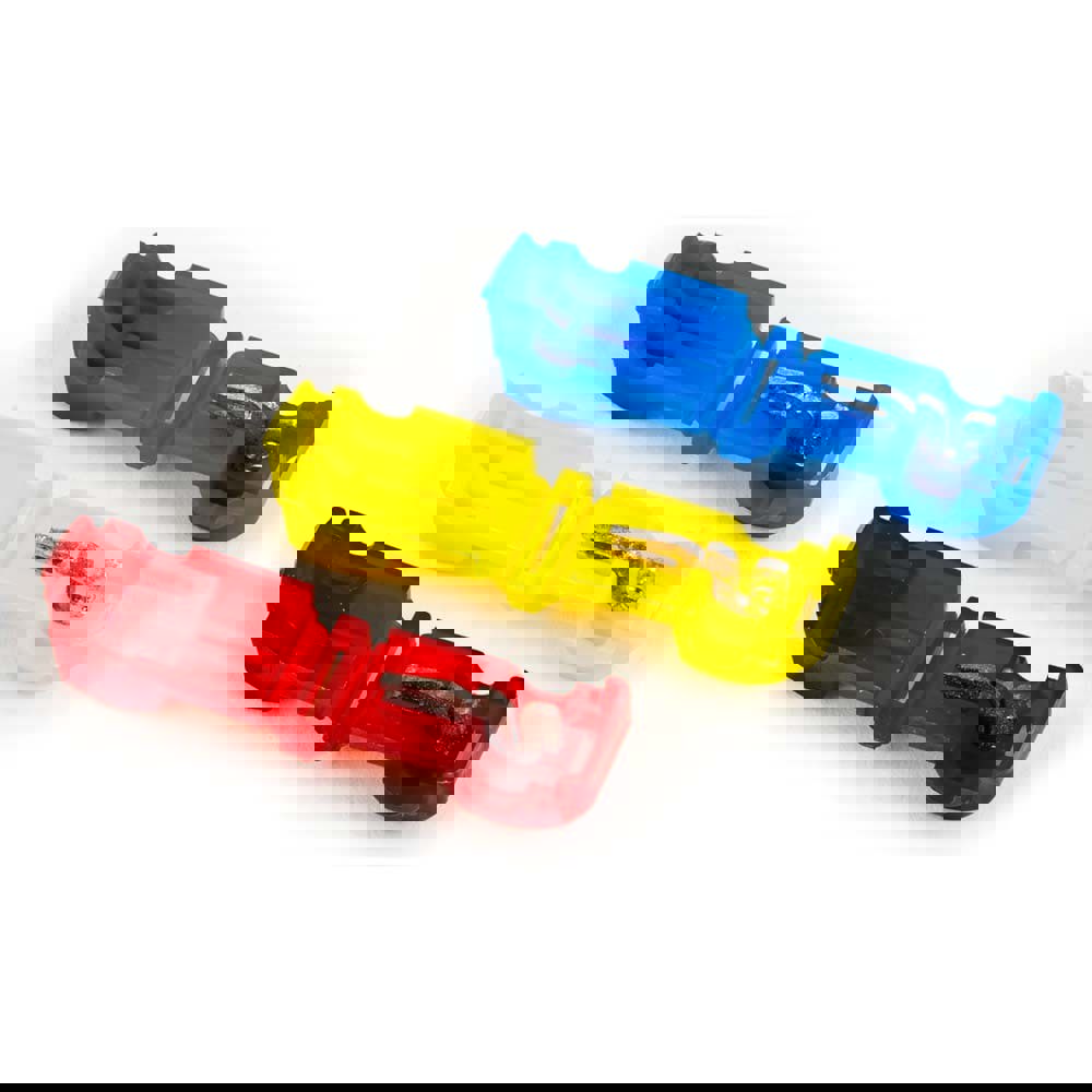 Wire Disconnect: Female, Yellow, Nylon, 12 AWG, 1/4