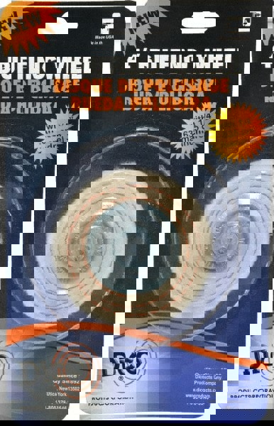 Mounted Spiral Sewn Buffing Wheel: 3