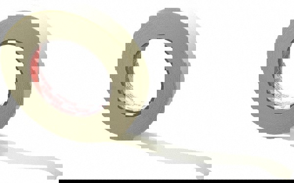 Masking Tape: 18 mm Wide, 60 yd Long, 6.5 mil Thick, Tan