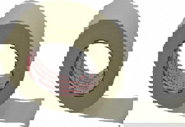 Masking Tape: 38 mm Wide, 60 yd Long, 6.5 mil Thick, Tan