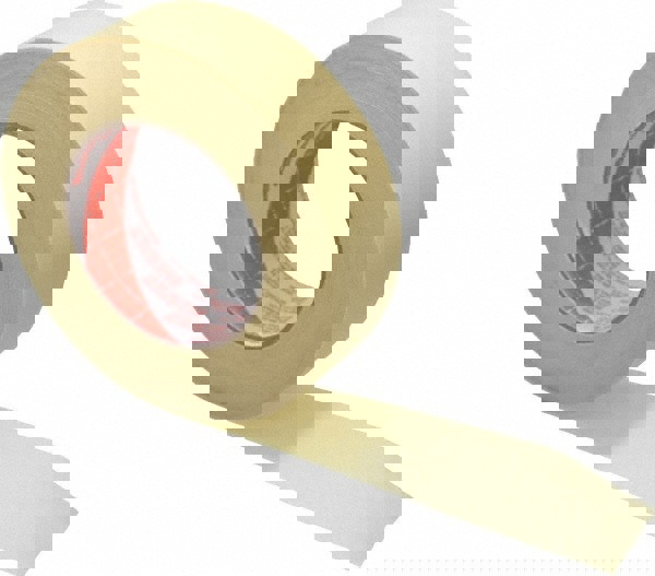 Masking Tape: 38 mm Wide, 60 yd Long, 7.2 mil Thick, Tan