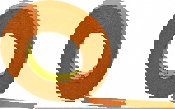 Masking Tape: 18 mm Wide, 60 yd Long, 9.5 mil Thick, Orange