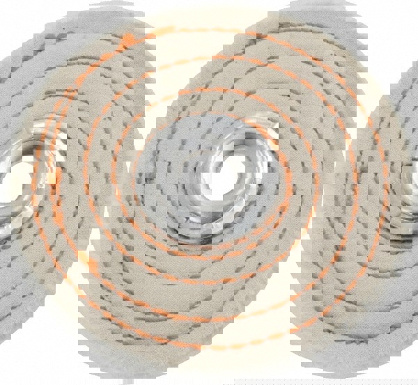 Unmounted Spiral Sewn Buffing Wheel: 4