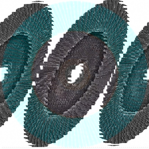 Flap Disc: 5/8-11 Hole, 60 Grit, Zirconia Alumina, Type 29