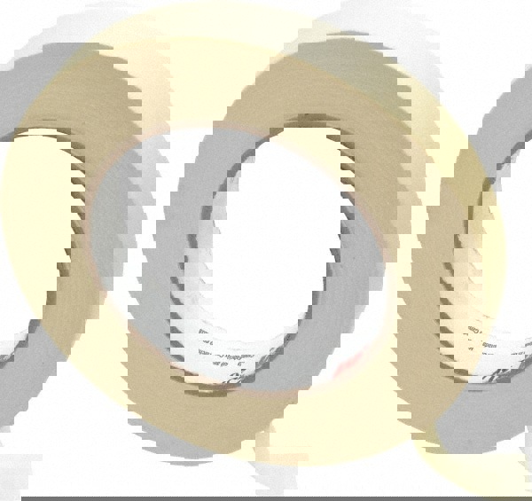 Masking Tape: 18 mm Wide, 60 yd Long, 5.2 mil Thick, Tan