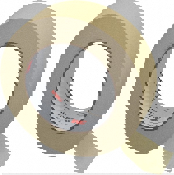 Masking Tape: 38 mm Wide, 60 yd Long, 5.2 mil Thick, Tan