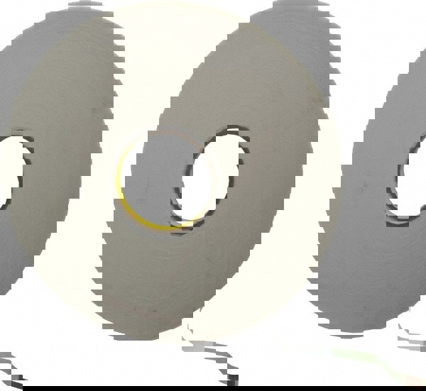 White Double-Sided Polyethylene Foam Tape: 1/2