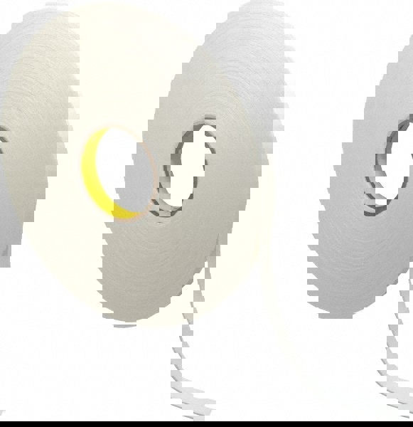 White Double-Sided Polyethylene Foam Tape: 3/4