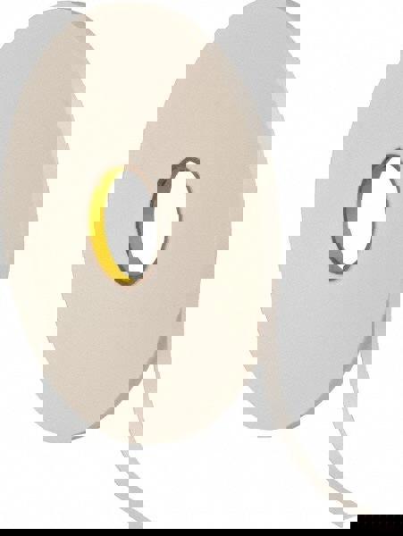 White Double-Sided Polyethylene Foam Tape: 1/2