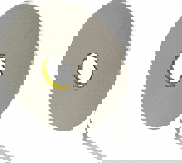 White Double-Sided Polyethylene Foam Tape: 3/4