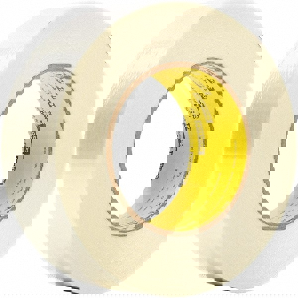 Packing Tape: 55' Long, Clear, Rubber Adhesive