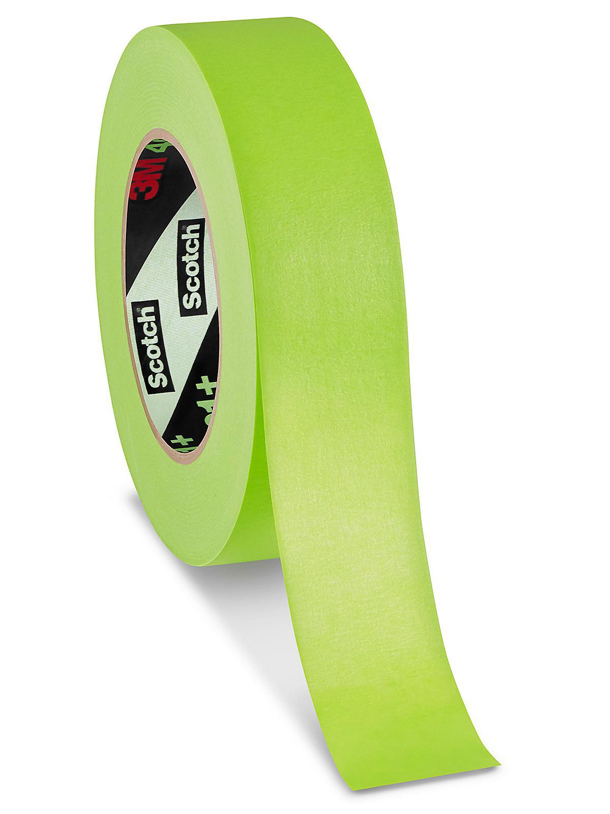 Masking Tape: 36 mm Wide, 60 yd Long, 6.7 mil Thick, Green