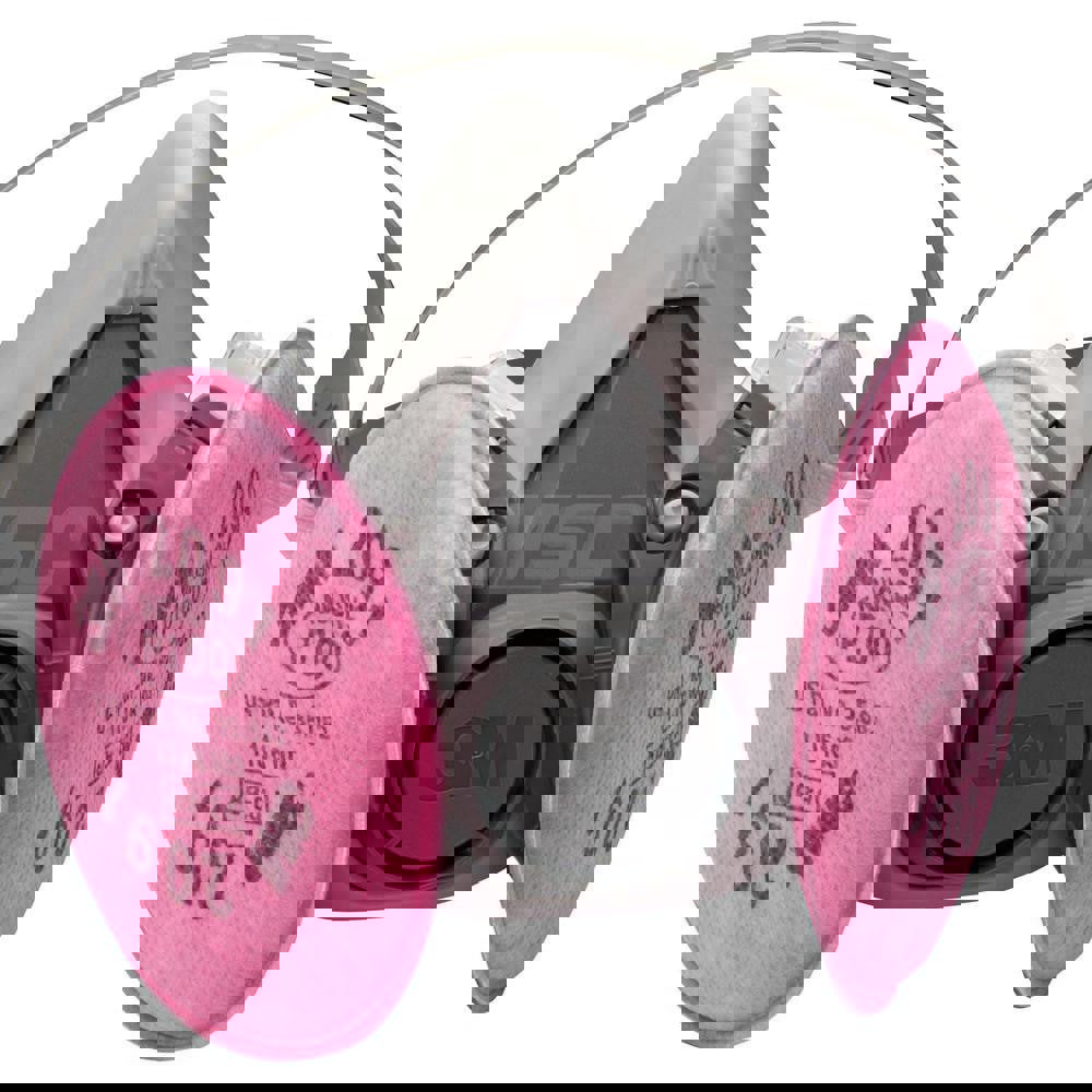 Half Facepiece Respirator with Cartridge: Medium, Thermoplastic Elastomer, Bayonet