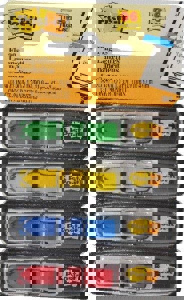 Self-Stick Page Flags; Style: Arrow ; Co