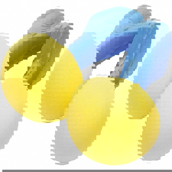 Earplug: 25dB, Foam, Round, Push-In Stem, Uncorded