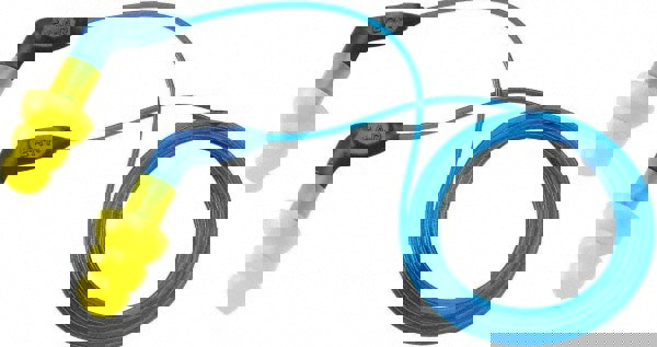 Earplug: 27dB, Foam, Flanged, Push-In Stem, Corded