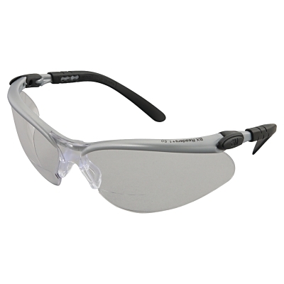 Magnifying Safety Glasses: +1.5, Clear Lenses, Anti-Fog, ANSI Z87.1 & CSA Z94.3