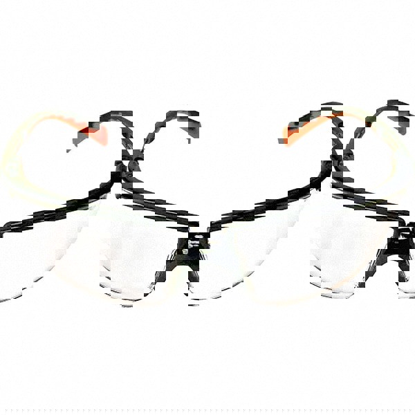 Safety Glass: Anti-Fog & Scratch-Resistant, Polycarbonate, Clear Lenses, Half-Framed, UV Protection