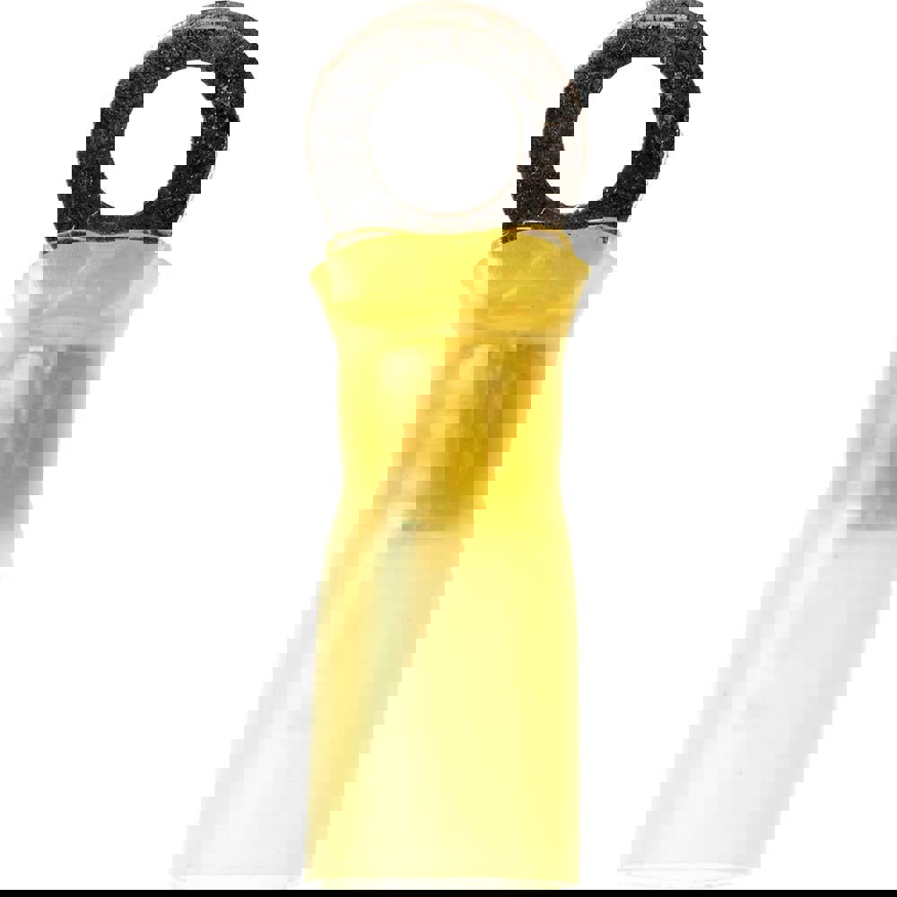 Circular Ring Terminal: Partially Insulated, 12 to 10 AWG, Crimp Connection