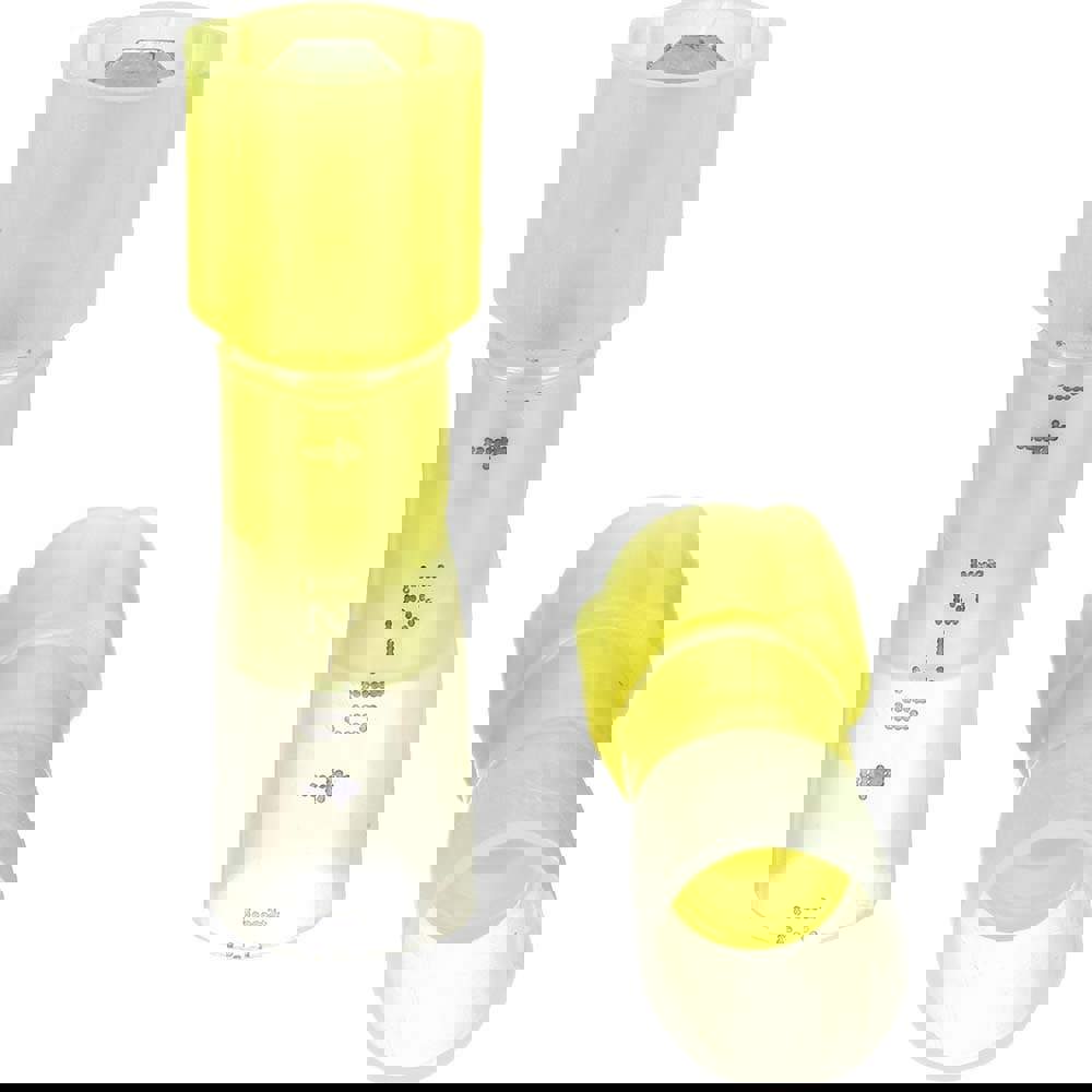 Wire Disconnect: Male, Yellow, Nylon Heat Shrink, 12-10 AWG, 1/4