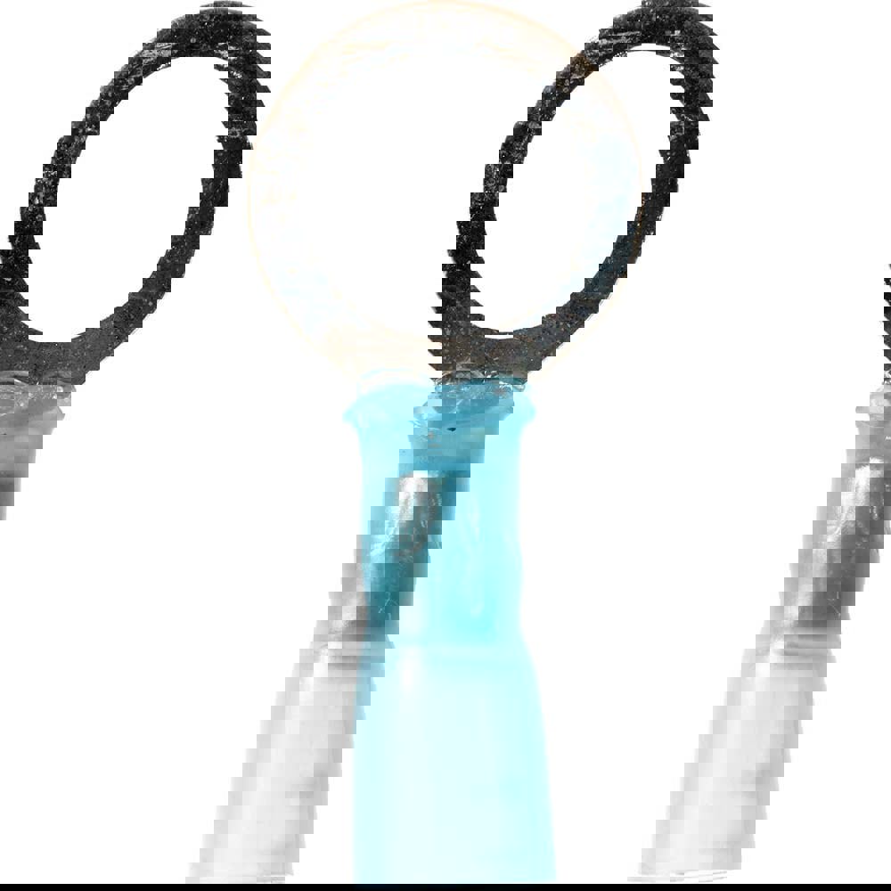 Circular Ring Terminal: Partially Insulated, 16 to 14 AWG, Crimp Connection