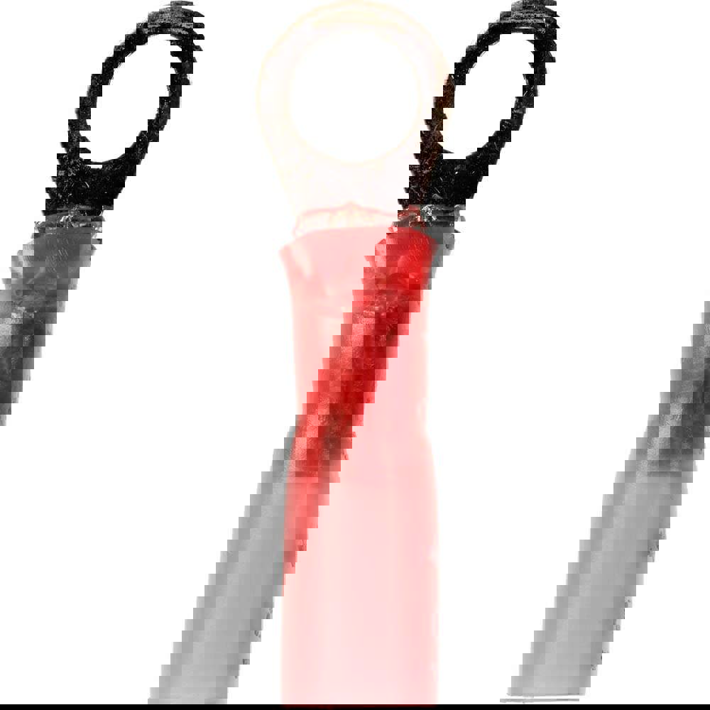 Circular Ring Terminal: Partially Insulated, 22 to 18 AWG, Crimp Connection