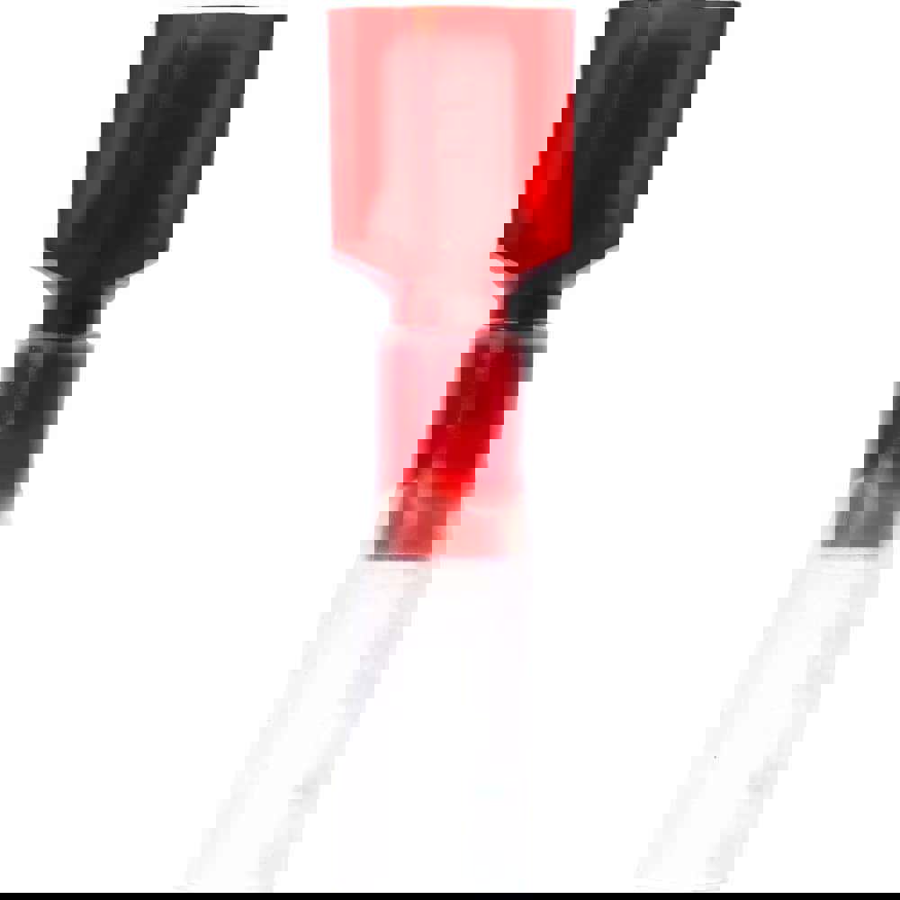 Wire Disconnect: Male, Red, Nylon Heat Shrink, 22-18 AWG, 1/4