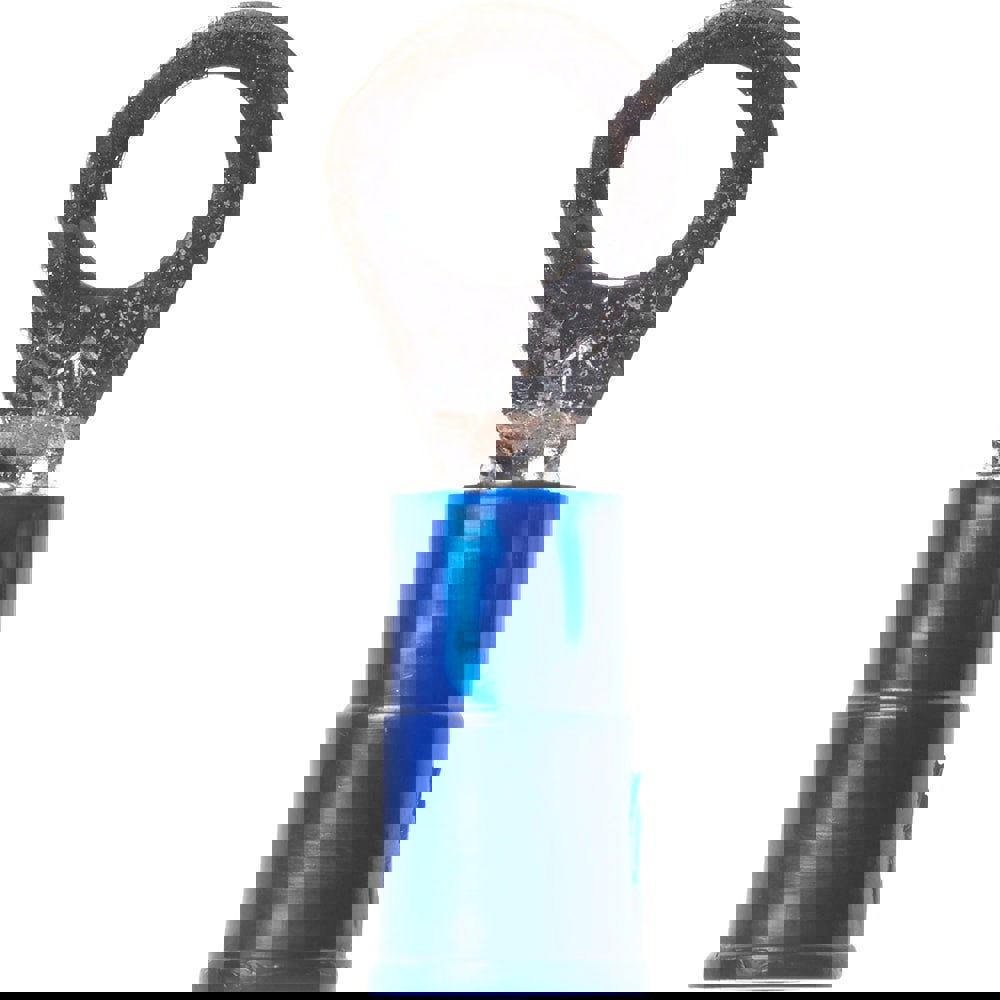 Ring Tongue Ring Terminal: Non-Insulated, 16 to 14 AWG, Crimp Connection